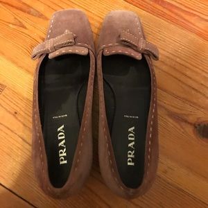 Prada kitten heel pumps